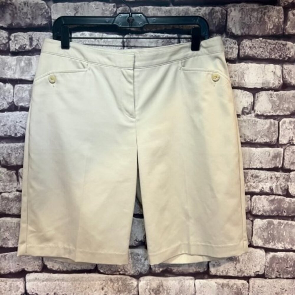 Izod PerformX Tan Golf Shorts Size 8